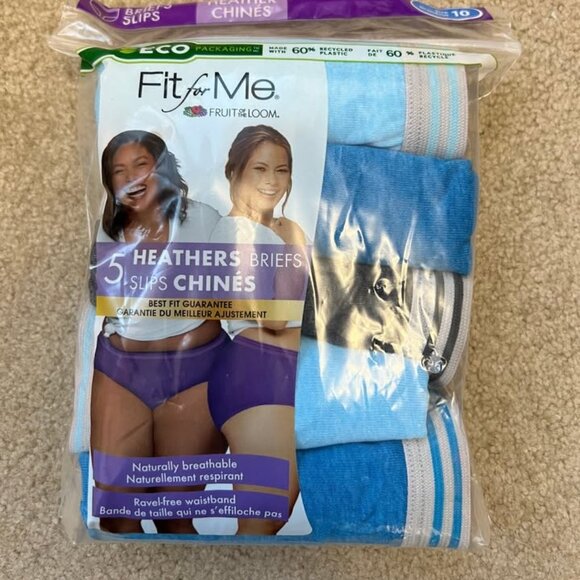 Pack of 5 Brand New Plus Size Briefs Slips (Size 10) - Picture 1 of 2